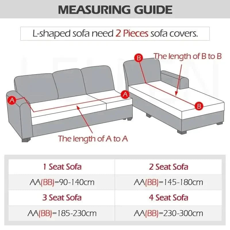 Fluwelen Stretch Bankhoes Elastische Sofahoes met Antislip Pasvorm Wasbaar voor Fauteuil | Tweezitsbank en Driezitsbank