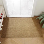 Deurmat Jute Look voor Binnen en Buiten | Antislip Schoonloopmat met Rubberen Onderkant | Slijtvaste Mat voor Voordeur Hal en Balkon