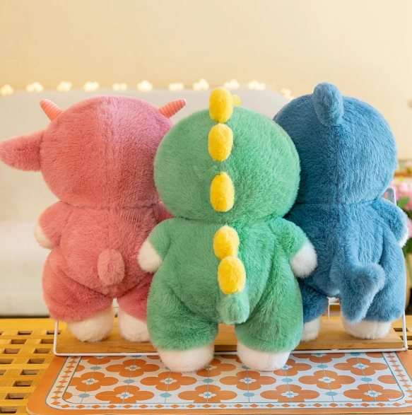 Pluche Teddybeer in Dierenpakje | Zachte Knuffelbeer met Capuchon voor Kinderen en Kinderkamer | Cadeau voor Verjaardag