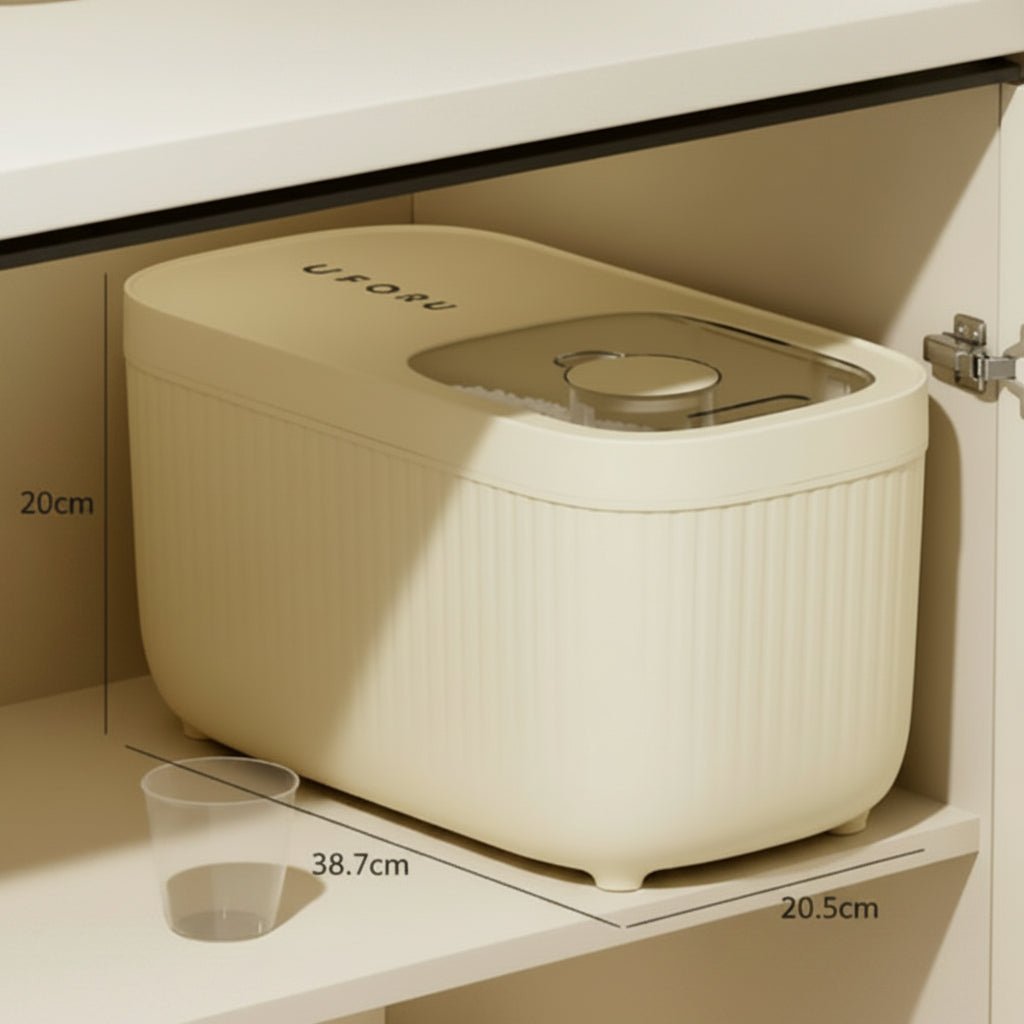 Luchtdichte Voerbewaarbak voor Hondenvoer en Kattenvoer | Voercontainer met Siliconen Afdichting en Vergrendelbaar Deksel | BPA Vrij