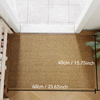 Deurmat Jute Look voor Binnen en Buiten | Antislip Schoonloopmat met Rubberen Onderkant | Slijtvaste Mat voor Voordeur Hal en Balkon
