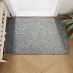 Deurmat Jute Look voor Binnen en Buiten | Antislip Schoonloopmat met Rubberen Onderkant | Slijtvaste Mat voor Voordeur Hal en Balkon