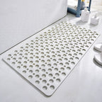 Antislip Douchemat met Zuignappen en Afvoergaten | Flexibele Badkuipmat voor Douche en Bad | Eenvoudig Schoon te Maken Badmat voor Badkamer