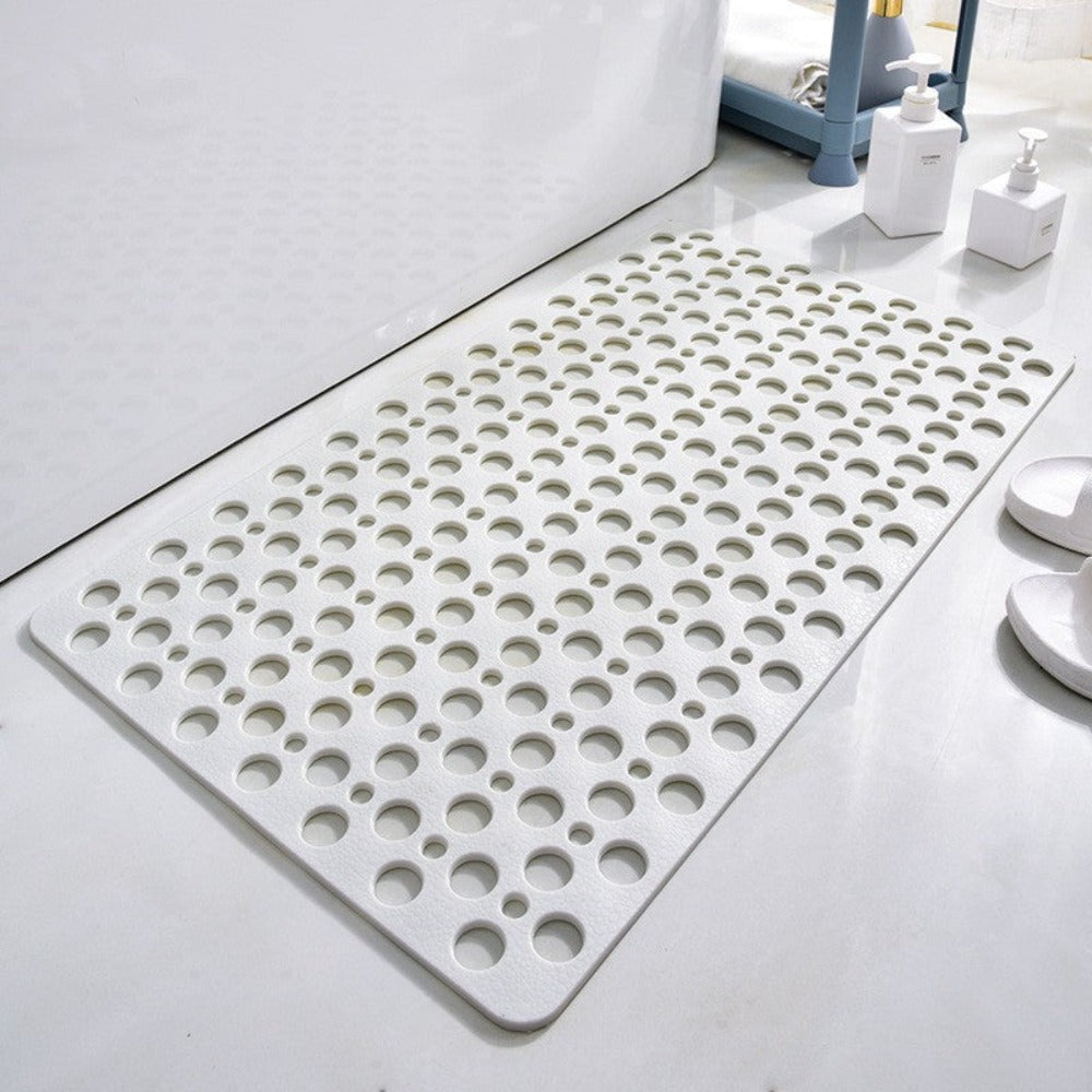 Antislip Douchemat met Zuignappen en Afvoergaten | Flexibele Badkuipmat voor Douche en Bad | Eenvoudig Schoon te Maken Badmat voor Badkamer