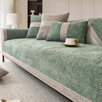 Antislip Bankbeschermer met Linnenstructuur Wasbare Bankhoes per Stuk voor Hoekbank | Tweezitsbank en Fauteuil
