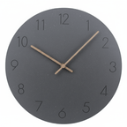 Moderne Wandklok met Stil Uurwerk Scandinavische Klok zonder Tikken met Houten Wijzers Minimalistische Klok voor Woonkamer | Slaapkamer en Kantoor