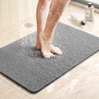 Antislip Douchemat op Maat te Knippen | Zachte Badmat met Snelle Waterafvoer | Machinewasbare Badkamermat voor Douche en Bad